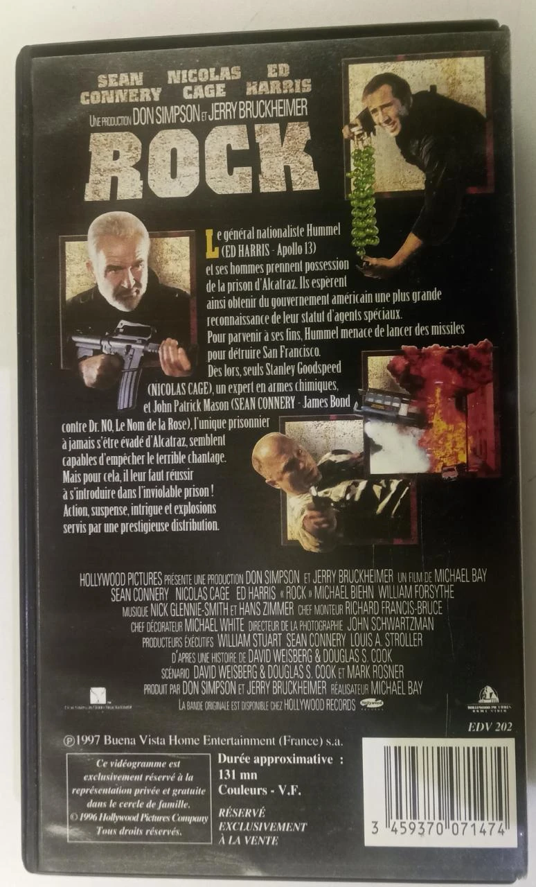 Rock Sean Connery e Nicolas Cage em VHS – photo 4